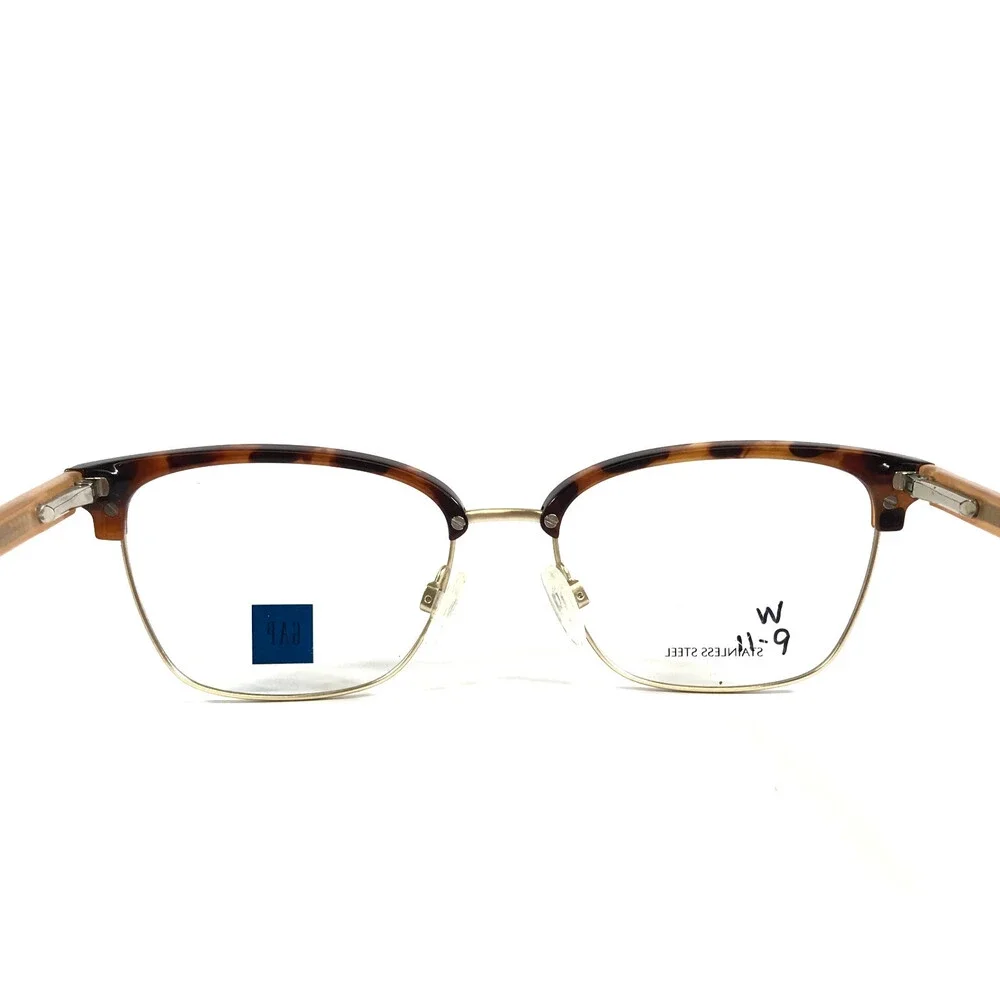 Gap Eyeglasses Frames VGP508 HAVANA 0HAV Havana Gold Square Full Rim 53-17-140